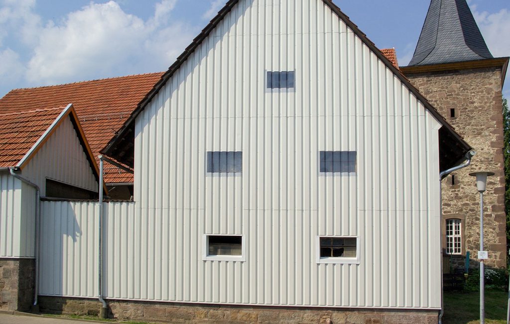 Fassadenverkleidung, Arbeit der Engelhardt Dach & Wand GmbH