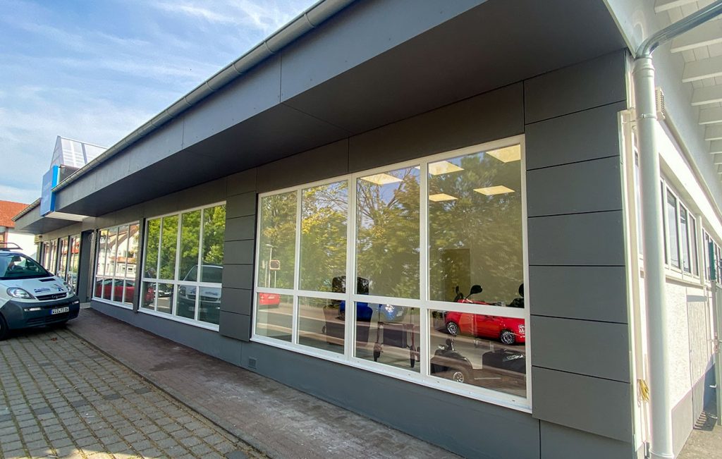Fassadengestaltung, Arbeit der Engelhardt Dach & Wand GmbH