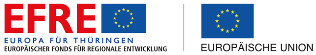 Logo des Europäischen Fonds für regionale Entwicklung (EFRE) Thüringen